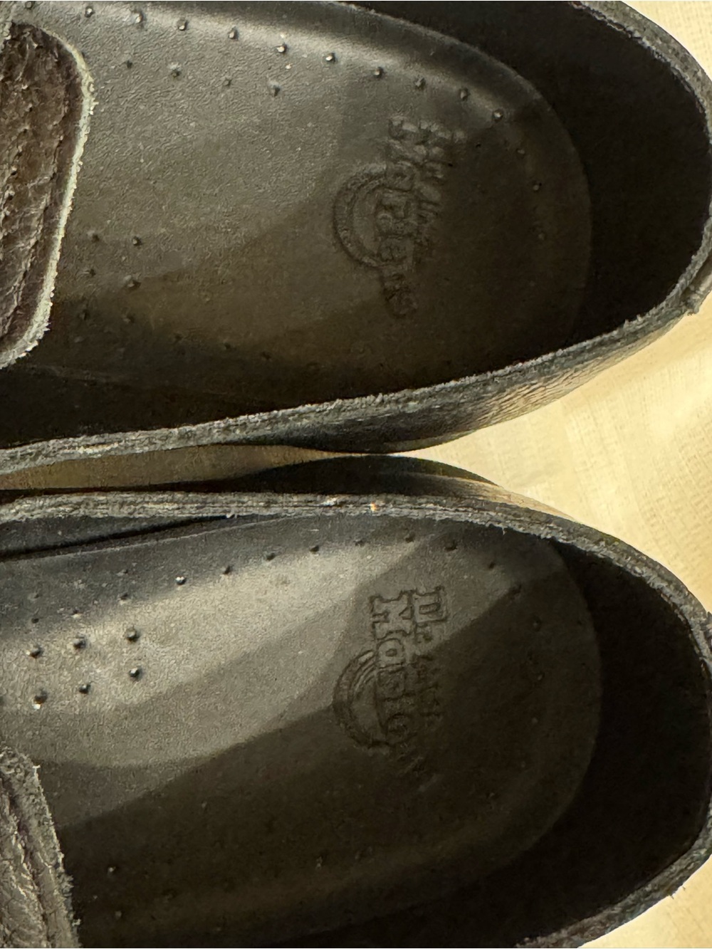Dr. Martens Black Leather Double-Strap Perforated Loafers - Picture 4 of 7
